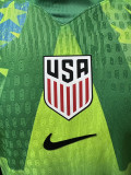 26-27 USA Green Goalkeeper Player Version Soccer Jersey
