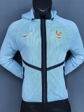 2026 World Cup France White Walkout Jacket (Hooded) #单上衣