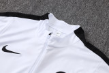 26-27 PSG White Half Pull Tracksuit #B26029(半拉链)