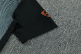 26-27 INT Black Short shirts and Long trousers Suit (圆领)
