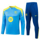 25-26 BAR Light blue Half Pull Tracksuit #B25156(半拉链)