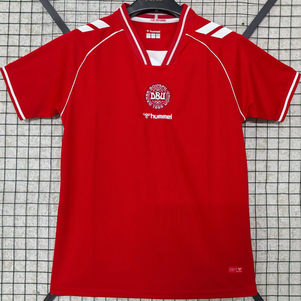 26-27 Denmark Home Fans Soccer Jersey