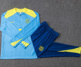 25-26 BAR Light blue Half Pull Tracksuit #B25156(半拉链)