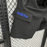 A2635 AD Black Casual Short Pants