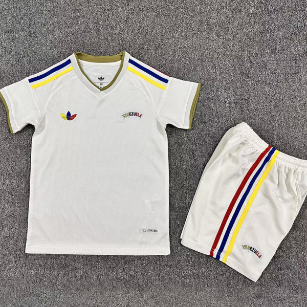 26-27 Venezuela Away Kids Soccer Jersey