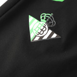 25-26 Real Betis Black White Windbreaker Suit (Hoodie)(风衣套装)