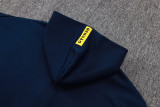 25-26 Flamengo Royal blue Hoodie Jacket Tracksuit #F634