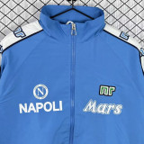 1988-1989 Napoli Mars Blue Retro Windbreaker