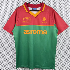 1995-1996 Roma Red Gren Retro Training shirts