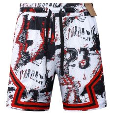 C2526 AJ White Bastketball Casual Short Pants #玛雅白