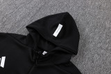 25-26 Ajax Black Hoodie Jacket Tracksuit #F639