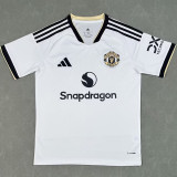 26-27 Man Utd White Special Edition Fans Soccer Jersey