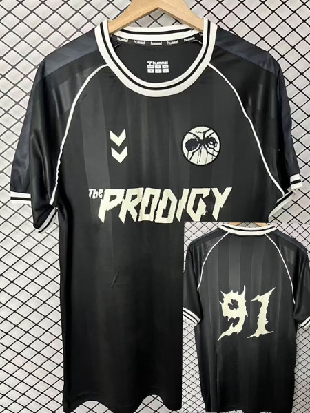 2026 The Prodigy X Hummel Limited Edition Black Training Shirts