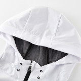 25-26 Real Betis Black White Windbreaker Suit (Hoodie)(风衣套装)
