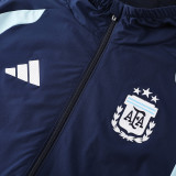 25-26 Argentina Royal Blue Windbreaker Suit (Hoodie)(风衣套装)