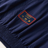 26-27 Roma Royal blue Half Pull Windbreaker (半拉风衣)