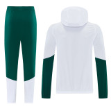 25-26 Italy White Windbreaker Suit (Hoodie)(风衣套装)