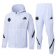 25-26 Ajax White Hoodie Jacket Tracksuit #F631
