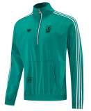 26-27 LIV Green Half Pull Windbreaker (半拉风衣)