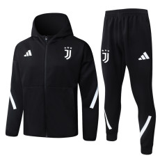 25-26 JUV Black Hoodie Jacket Tracksuit #F640