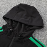 25-26 Mexico Black Windbreaker Suit (Hoodie)(风衣套装)