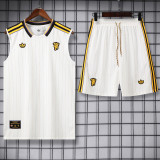25-26 Man Utd White Tank top and shorts suit