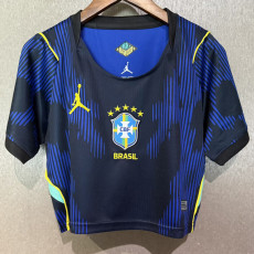 2026 World Cup Brazil Away Women Cheerleader Shirt (女啦啦短袖)