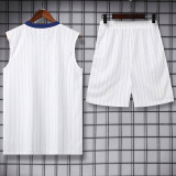 26-27 Roma White Tank top and shorts suit