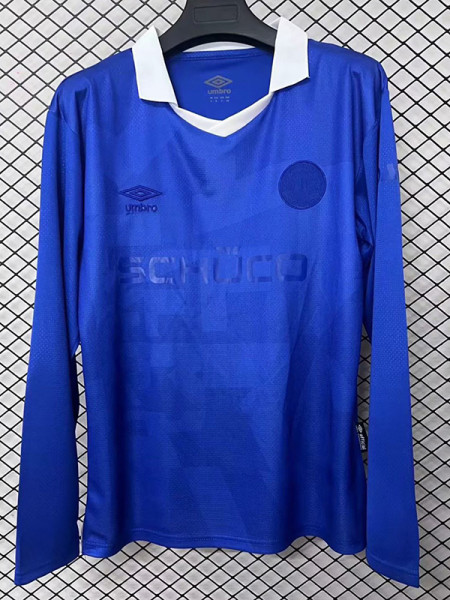 25-26 Bielefeld Blue 100th  Anniversary Long Sleeve Soccer Jersey (长袖)
