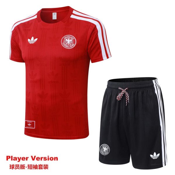 26-27 Germany Red Player Version Training Short Suit (球员短套装)#D2604