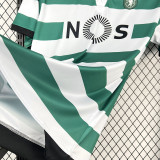 2018-2019 Sporting Lisbon Home Retro Soccer Jersey