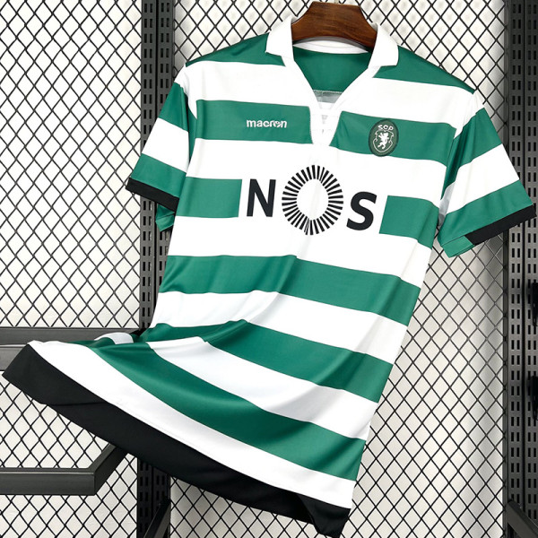 2018-2019 Sporting Lisbon Home Retro Soccer Jersey