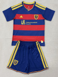 26-27 Real Salt Lake Home Kids Soccer Jersey