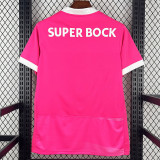 25-26 Sporting Lisbon Pink Fans Soccer Jersey