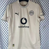 2025-26 Dortmund Beige Rote Erde 100th Anniversary Fans Soccer Jersey