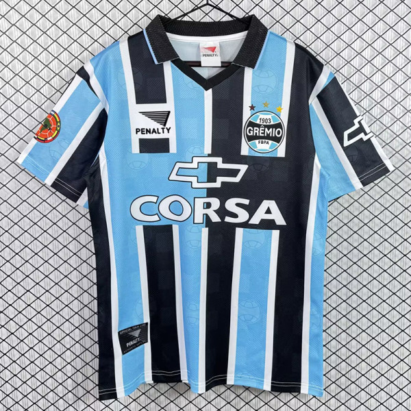 1998-1999 Gremio Home Retro Soccer Jersey