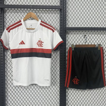 26-27 Flamengo Away Kids Soccer Jersey