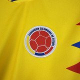 1990 Colombia Home Long Sleeve Retro Soccer Jersey (长袖)