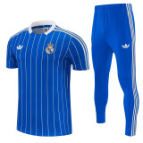 26-27 RMA Fancy blue Short shirts and Long trousers Suit (圆领)
