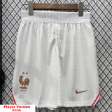 26-27 France Home White Player Version Shorts Pants(球员短裤)