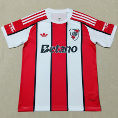 26-27 River Plate Red White Special Edition Fans Soccer Jersey