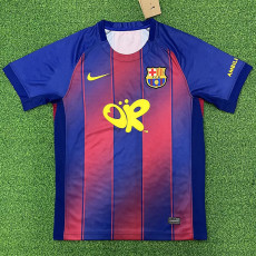 25-26 BAR Home Print Personalized AD Fans Soccer Jersey (前OR)