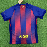 25-26 BAR Home Print Personalized AD Fans Soccer Jersey (前OR)