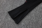 26-27 Brazil Black Half Pull Tracksuit #B26034(半拉链)