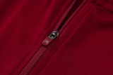 26-27 Spain Brown Red Half Pull Tracksuit #B26036(半拉链)