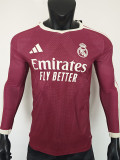 26-27 RMA Third Long Sleeve Player Version Soccer Jersey (长袖球员)