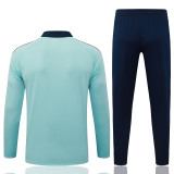26-27 Germany Light green Half Pull Tracksuit #B26040(半拉链)