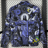 26-27 Brazil Purple & Blue Double Sided Windbreaker (双面风衣)