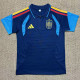 26-27 Spain Blue Polo Short Sleeve (半拉链)