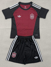 26-27 Spain Brown Goalkeeper Kids Soccer Jersey